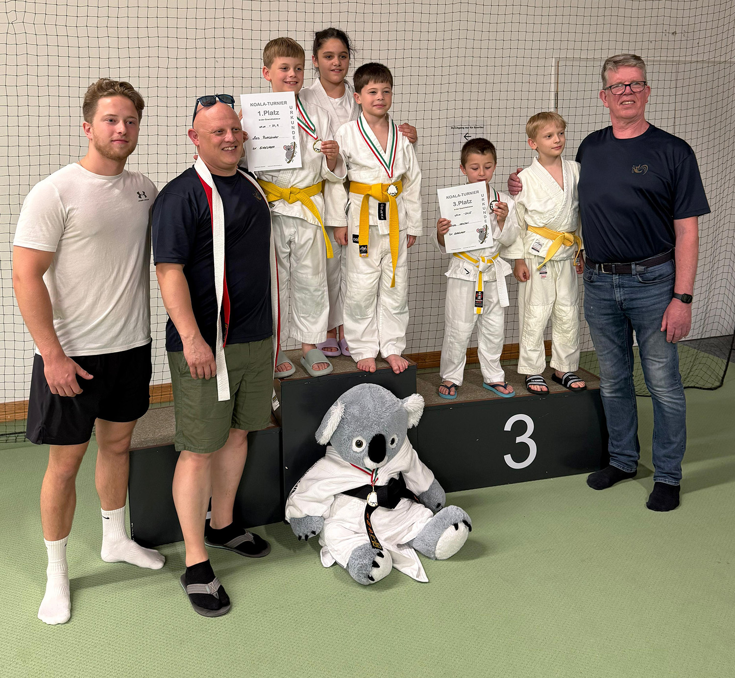 Judo-Team trumpft auf
