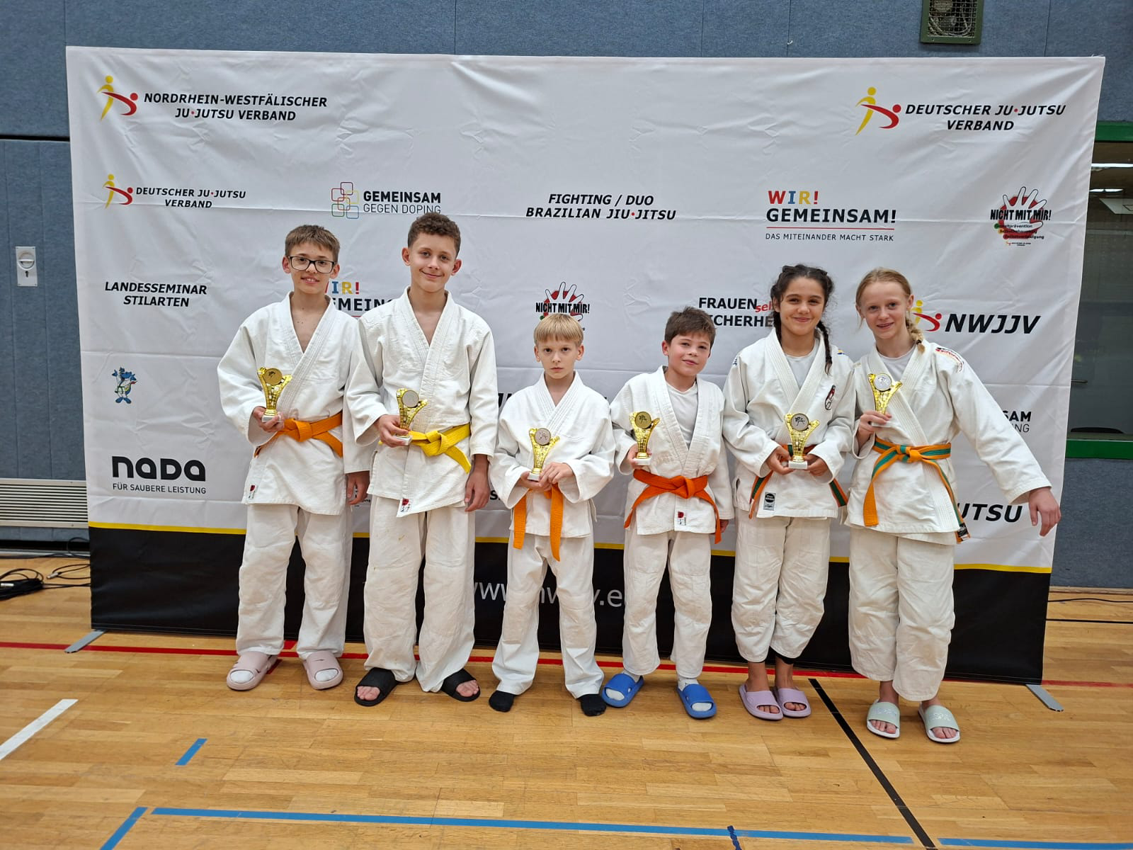Ju Jutsu Sportler erfolgreich auf dem Glückauf Cup