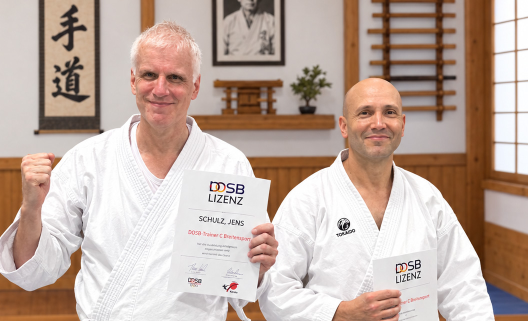 Herzlichen Glückwunsch zum C-Trainer Breitensport Karate