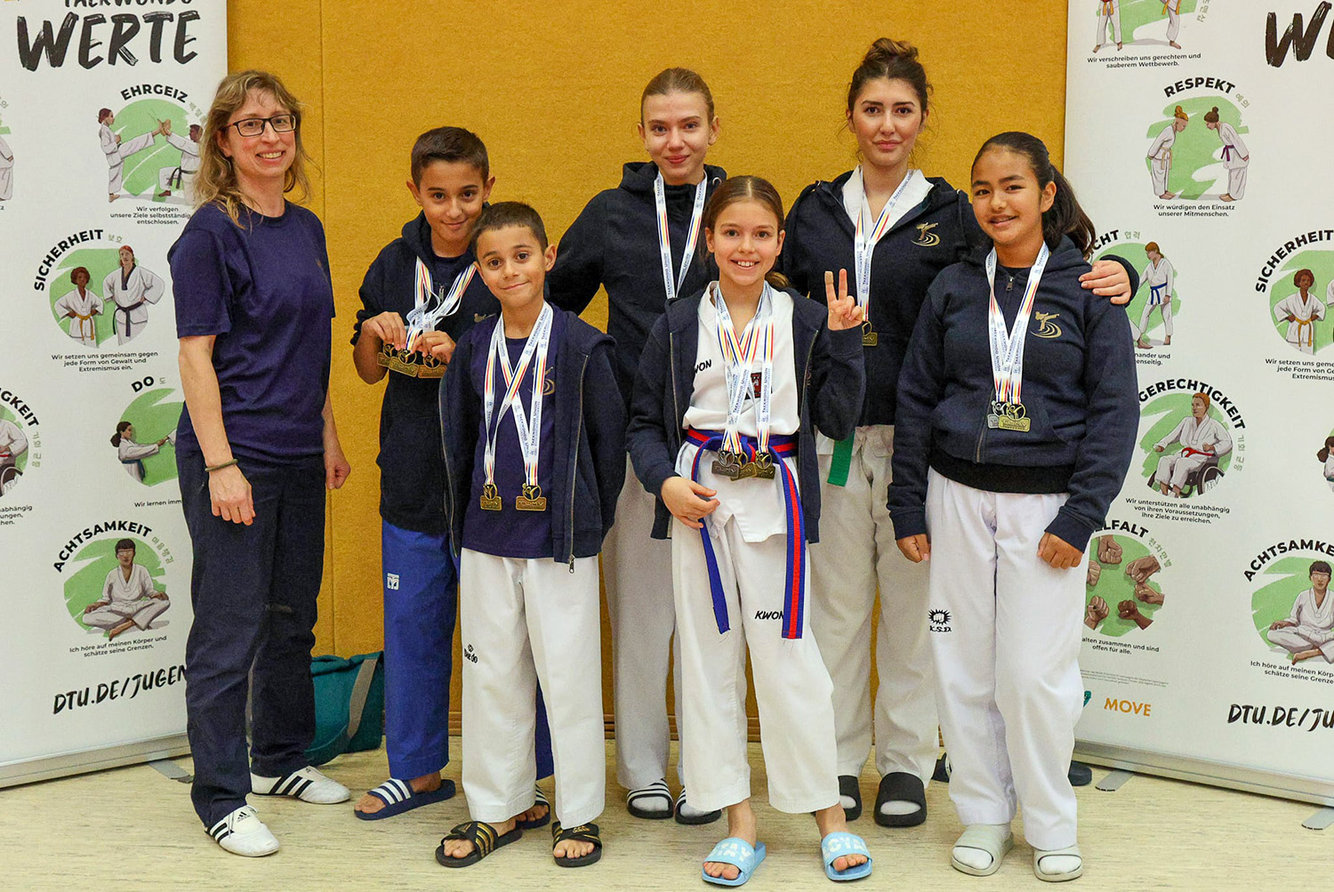 Taekwondo-SportlerInnen räumen ab